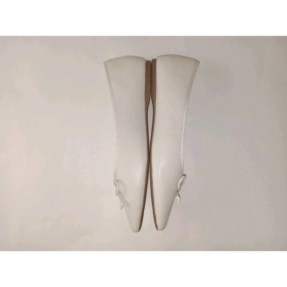 Birdies Womens Size 9 Goldfinch Ecru Off White‎ Pointed Toe Flats Leather